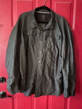 Wrangler Men's Dark Gray Lightweight Shirt Jacket